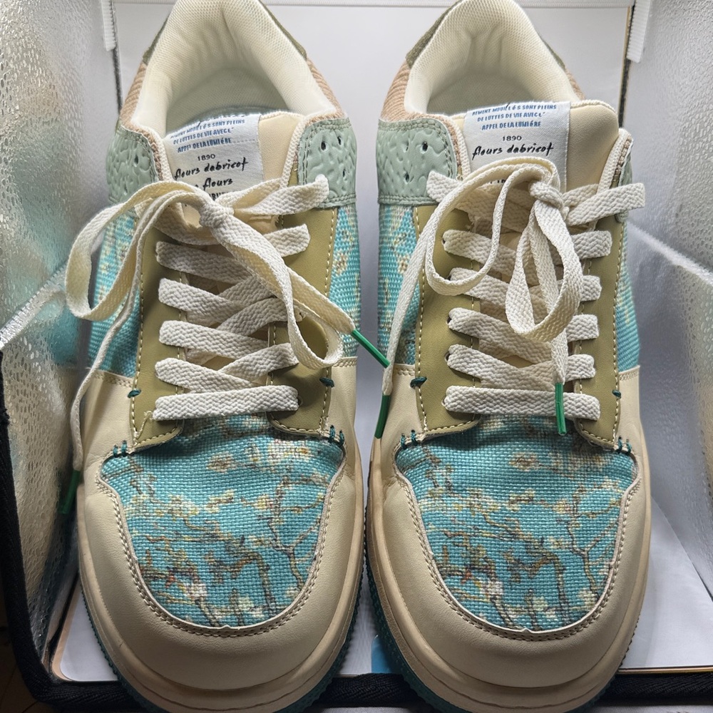 Galartsy Van Gogh Almond Blossoms inspired sneakers 11-11.5